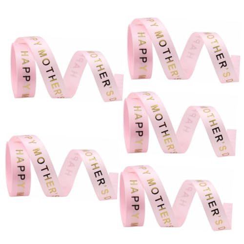Gadpiparty 5 Rollen Festlicher dekorativer Gürtel dekoratives Band Schleife breites Muttertagsband golden geschenkband pink Rosa Geschenkband Verpackungsband Blumenstrauß DIY Band Polyester Gadpiparty 5 Rollen Festlicher dekorativer Gürtel dekoratives Band Schleife breites Muttertagsband golden geschenkband pink Rosa Geschenkband Verpackungsband Blumenstrauß DIY Band Polyester von Gadpiparty