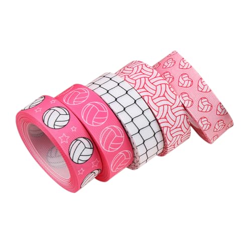 Gadpiparty 5 Rollen Geschenkband Sportballband Band Zum Basteln Volleyball-geburtstagsdekorationen Volleyball-partygeschenke Band Für Kränze Zierbänder Jubelband Bänder Für Handwerk Polyester Gadpiparty 5 Rollen Geschenkband Sportballband Band Zum Basteln Volleyball-geburtstagsdekorationen Volleyball-partygeschenke Band Für Kränze Zierbänder Jubelband Bänder Für Handwerk Polyester von Gadpiparty