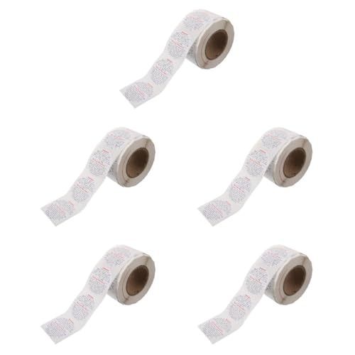 Gadpiparty 5 Rollen Roll Wachsmelter Warnetiketten Selbstklebende Sicherheitswarnungen für Kerzengläser Lesbarkeit für Kerzenherstellung und Zuhause und Büro Gadpiparty 5 Rollen Roll Wachsmelter Warnetiketten Selbstklebende Sicherheitswarnungen für Kerzengläser Lesbarkeit für Kerzenherstellung und Zuhause und Büro von Gadpiparty