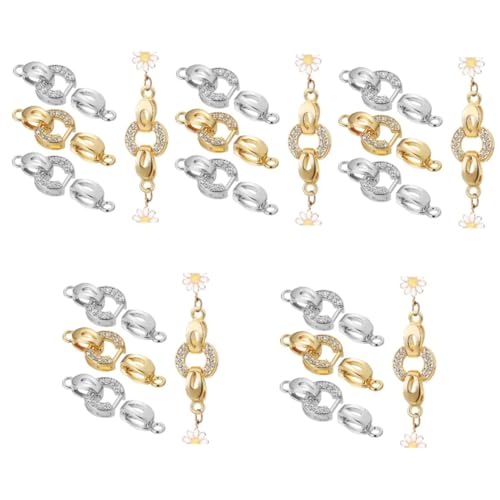 Gadpiparty 5 Sätze Armband Halskette Verschluss Verschlüsse Gold Halskette Verschluss Rose Gold Pinch Verschluss Schmuck Armband Verschluss Verschluss Für Armband Verschluss 4 Stücke * 5 von Gadpiparty