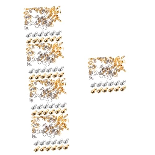 Gadpiparty 5 Sätze Baozikou Schließungen Schmuck Knotenabdeckungen Herstellung Verschluss Perlen Muschelknotenabdeckung Crimp-abdeckungen Rostfreier Stahl 200 Stück * 5 von Gadpiparty
