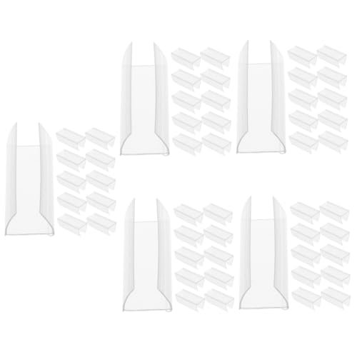 Gadpiparty 5 Sätze Bar Clip Durchsichtiger Regaletikettenhalter Etikettenhalter Für Supermärkte Anzeige Schilderständer Stabiler Schilderhalter Das Haustier 60 Stück * 5 von Gadpiparty