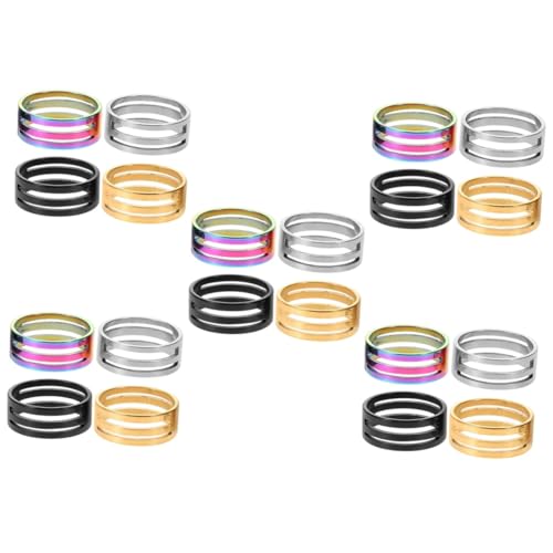 Gadpiparty 5 Sätze Biegering Öffnungs Und Schließring Schmuck Biegeringöffner Rund Für Ringspanner Finger Groß Silber Schmuck Biegerringschließer Crimp Klein Edelstahl 4 Stück * 5 Gadpiparty 5 Sätze Biegering Öffnungs Und Schließring Schmuck Biegeringöffner Rund Für Ringspanner Finger Groß Silber Schmuck Biegerringschließer Crimp Klein Edelstahl 4 Stück * 5 von Gadpiparty