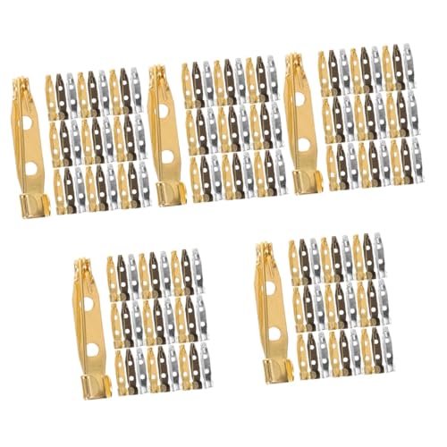 Gadpiparty 5 Sätze Broschenverschluss Sicherheitsnadeln Für DIY Bastelarbeiten Metall Nadeln Für Broschen Anstecknadeln Für Schmuck Und Kleidung 150 Stück * 5 Gadpiparty 5 Sätze Broschenverschluss Sicherheitsnadeln Für DIY Bastelarbeiten Metall Nadeln Für Broschen Anstecknadeln Für Schmuck Und Kleidung 150 Stück * 5 von Gadpiparty