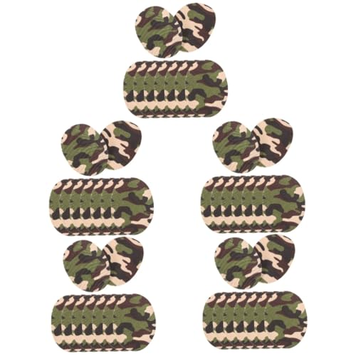 Gadpiparty 5 Sätze Bügelflicken Teiliges Camouflage Stoffaufnäher Für Reparatur Von Kleidung Hosen Jacken Ellenbogen Knie Einfach Anzubringen Für Anwendungen 10 Stück * 5 von Gadpiparty