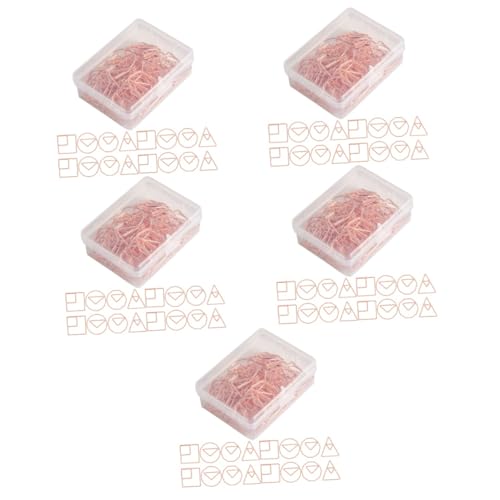 Gadpiparty 5 Sätze Elektropapierstift Mehrfarbig Klammern Falten Mini Büroklammern Mittel Schul- Und Bürobedarf Papier Organisieren Clip Papierclips Kleine Clips Eisen Roségold 60 Stück * 5 Gadpiparty 5 Sätze Elektropapierstift Mehrfarbig Klammern Falten Mini Büroklammern Mittel Schul- Und Bürobedarf Papier Organisieren Clip Papierclips Kleine Clips Eisen Roségold 60 Stück * 5 von Gadpiparty