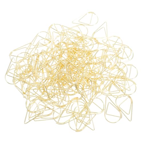 Gadpiparty 5 Sätze Förmige Büroklammern Aus Metall Kreative Dokumentenklammern Stabil Und Vielseitig Für Büro Und Schule Goldene Mini Papierclips 100 Stück * 5 Gadpiparty 5 Sätze Förmige Büroklammern Aus Metall Kreative Dokumentenklammern Stabil Und Vielseitig Für Büro Und Schule Goldene Mini Papierclips 100 Stück * 5 von Gadpiparty