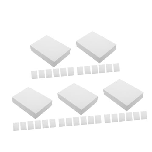 Gadpiparty 5 Sätze Fotopapier Druckerpapier Glossy Paper Tintendrucker Druckpapier Tintenstrahldrucker Glänzend Kettenradpapier Broschürenpapier Hochglanzpapier Weiß 100 Blätter * 5 von Gadpiparty
