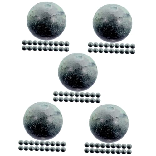 Gadpiparty 5 Sätze Glas Jade Perlen Farbige Perlen Runde Lose Perlen Schmuck Perlen Machen Basteln Von Perlen Abstandshalterperlen Für Schmuckherstellung Dekorperlen 150 Stück * 5 von Gadpiparty