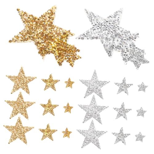 Gadpiparty 5 Sätze Glitzer Patches Sternform Bügel Und Näh Patches Polyester Für Diy Bekleidung Taschen Und Accessoires 30 Stück * 5 Gadpiparty 5 Sätze Glitzer Patches Sternform Bügel Und Näh Patches Polyester Für Diy Bekleidung Taschen Und Accessoires 30 Stück * 5 von Gadpiparty