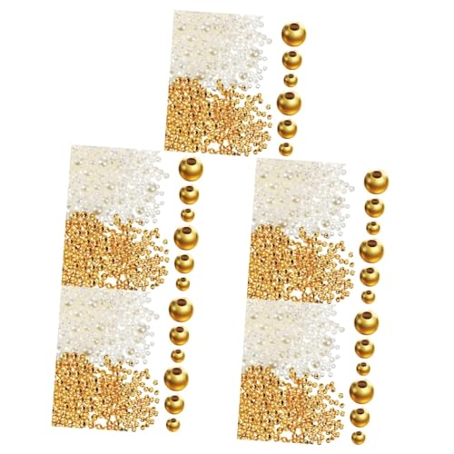 Gadpiparty 5 Sätze Goldperlen + Perlen Abstandsperlen Abstandshalter Perlen Schmuck Ergebnisse Sortiert Mini -metallhalterperle Winzige Perlen Schmuckperlen Kleine Perlen 900 Stück * 5 Gadpiparty 5 Sätze Goldperlen + Perlen Abstandsperlen Abstandshalter Perlen Schmuck Ergebnisse Sortiert Mini -metallhalterperle Winzige Perlen Schmuckperlen Kleine Perlen 900 Stück * 5 von Gadpiparty