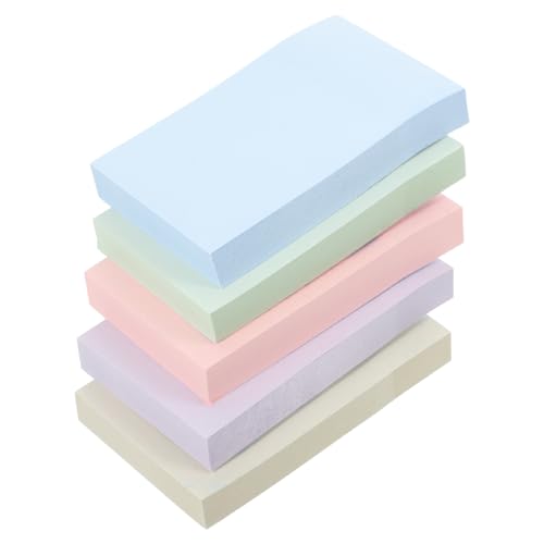 Gadpiparty 5 Sätze Haftnotizen Kawaii Design Selbstklebende Notizblöcke für Schule Büro und Zuhause für To Do Listen und Wichtige Erinnerungen Farbige Haftfähige Notizzettel von Gadpiparty