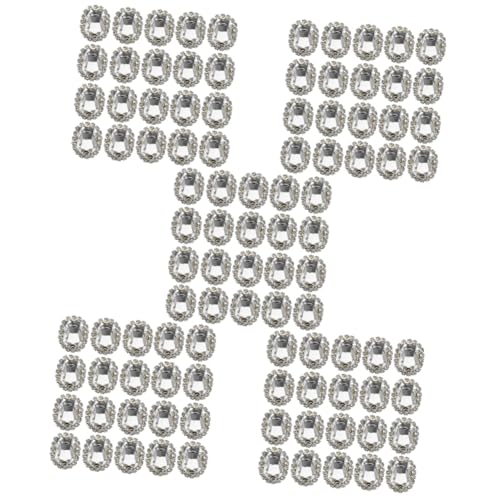 Gadpiparty 5 Sätze Handnähte -dekorationszubehör Juwelen Zum Handwerk Glitzernde Kleine Strasssteine Stickerei Strasssteine ​​aufnähen Nagelkunst -strasssteine Kupfer Weiß 20 Stück * 5 von Gadpiparty