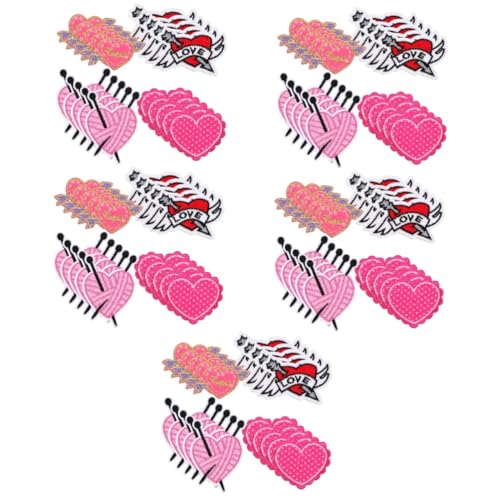 Gadpiparty 5 Sätze Herz Aufnäher Herz Patches Zum Aufbügeln Dekorative Stoffaufnäher Für Kleidung Jeans Taschen Einfache Anwendung Durch Bügeln Für Diy Projekte 20 Stück * 5 Gadpiparty 5 Sätze Herz Aufnäher Herz Patches Zum Aufbügeln Dekorative Stoffaufnäher Für Kleidung Jeans Taschen Einfache Anwendung Durch Bügeln Für Diy Projekte 20 Stück * 5 von Gadpiparty
