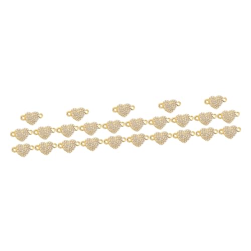 Gadpiparty 5 Sätze Herzförmige Armbandschnalle Für Verschlüsse Schlüssel Schließe Reiz Magnetischer Herzanhänger Herz Magnetverschluss Herz-magnet-armband-charm Legierung Golden 5 Stücke * 5 von Gadpiparty