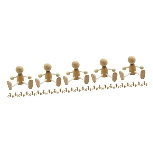 Gadpiparty 5 Sätze Holz DIY Puppen Unvollendet Für Peg Kleinkind Handwerk Menschen 6 Stücke * 5 Gadpiparty 5 Sätze Holz DIY Puppen Unvollendet Für Peg Kleinkind Handwerk Menschen 6 Stücke * 5 von Gadpiparty