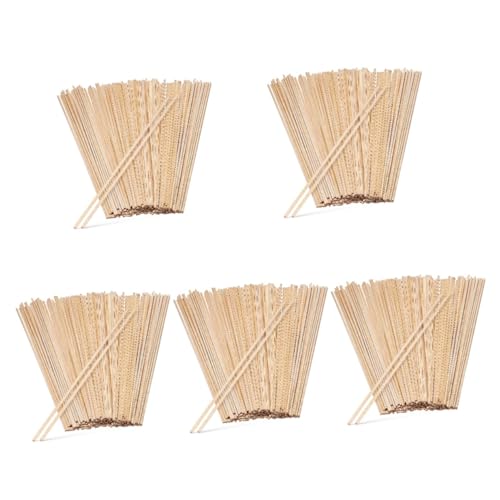 Gadpiparty 5 Sätze Holzstreifen Diy -materialien Schüttgut Basswood -streifen Quadratische Dübelstreifen Klein Handwerk Stöcke Für Vierkantdübel Aus Hartholz Holzdübelstangen 150 Stück * 5 von Gadpiparty