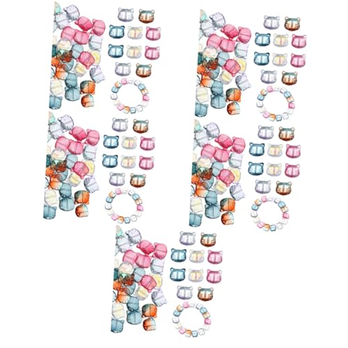 Gadpiparty 5 Sätze Katzenkopf Perlen Diy Armband Perlen Tier Für Schmuckherstellung Lose Mit Löchern Für Bastelprojekte 50 Stück * 5 von Gadpiparty