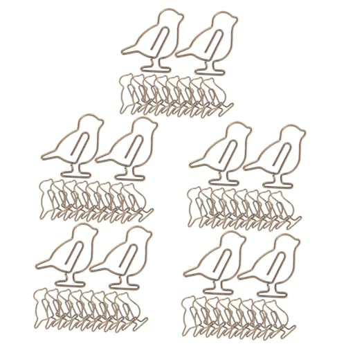 Gadpiparty 5 Sätze Kreative Büroklammern Form Von Kleinen Vögeln Dekorative Metall Clip Für Notizen Dokumente Und Vielseitige Klammern Für Büro Schule 20 Stück * 5 Gadpiparty 5 Sätze Kreative Büroklammern Form Von Kleinen Vögeln Dekorative Metall Clip Für Notizen Dokumente Und Vielseitige Klammern Für Büro Schule 20 Stück * 5 von Gadpiparty