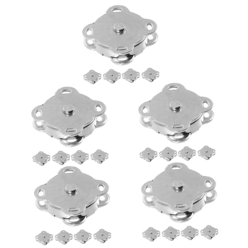 Gadpiparty 5 Sätze Magnetische Knöpfe Reisen Magnetische Schnappverschlüsse Schnappen Tasten Für Magnetknöpfe Knopfmagnete Snaptast Knöpfe Masse Magnetverschlüsse Kupfer Silber 6 Stück * 5 von Gadpiparty