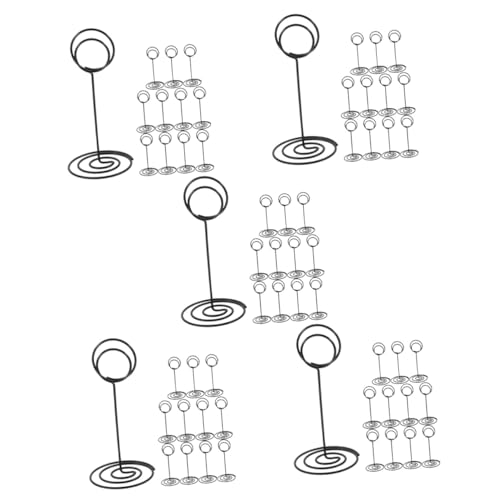 Gadpiparty 5 Sätze Metall -nummernschild -clip Inhaber Nennen Sie Kartenhalter Clips Tischkartenhalter Für Den Tisch Tischnummernhalter Für Die Hochzeit Fotokartenhalter Schwarz 12 Stücke * 5 Gadpiparty 5 Sätze Metall -nummernschild -clip Inhaber Nennen Sie Kartenhalter Clips Tischkartenhalter Für Den Tisch Tischnummernhalter Für Die Hochzeit Fotokartenhalter Schwarz 12 Stücke * 5 von Gadpiparty