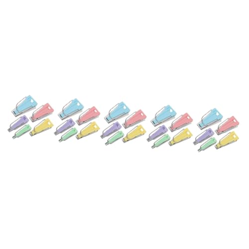 Gadpiparty 5 Sätze Patchwork -tool Edger Schrägband Zum Nähen Bias-tool Hersteller Binden Nähen Von Stoffen, Quilten Schrägband Für Wimpelkette Bandmacher Werkzeug Plastik 5 Stücke * 5 von Gadpiparty
