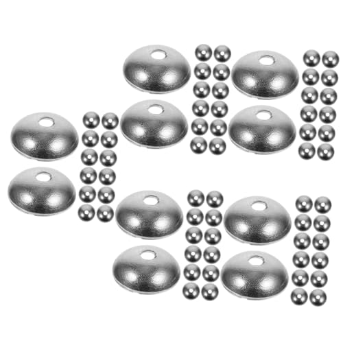 Gadpiparty 5 Sätze Perlenkappen Schmuckzubehör Bead End Caps Spacer Beads Caps Für Diy Halsketten Armbänder Kreative Bastelmaterialien 150 Stück * 5 von Gadpiparty