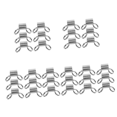 Gadpiparty 5 Sätze Perlenstopper Feder Perlenstopper Perlendraht Stopper Zum Perlenmachen Federstopper Abstandshalter DIY Armbänder Stopperperlen Mini Schmuckstopper 6 Stücke * 5 von Gadpiparty