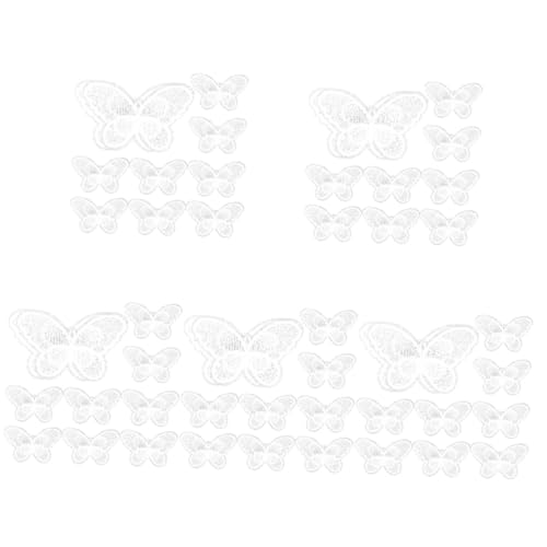 Gadpiparty 5 Sätze Schmetterlings Patches Hochwertige Stickerei Für Kleidung Taschen Und Diy Projekte Für Kreative Bastelarbeiten 10 Stück * 5 von Gadpiparty