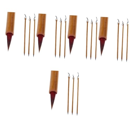 Gadpiparty 5 Sätze Schreibpinsel Für Kleinbuchstaben Malen Zeichnung Stift Bürsten Malerei Schreibwaren Tintenpinsel Kalligraphie Kleiner Pinsel Bambusmast 3 Stück * 5 Gadpiparty 5 Sätze Schreibpinsel Für Kleinbuchstaben Malen Zeichnung Stift Bürsten Malerei Schreibwaren Tintenpinsel Kalligraphie Kleiner Pinsel Bambusmast 3 Stück * 5 von Gadpiparty