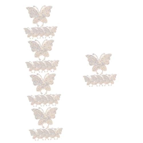 Gadpiparty 5 Sätze Selbstklebender Strass-sticker Schmetterling Klein Verschönert Funkelnd Mädchen Strassaufkleber Fürs Auto Aufkleber Für Autofrauen Strasssteine 5 Stück * 5 von Gadpiparty