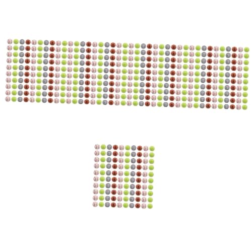 Gadpiparty 5 Sätze Sportballperlen Schmuck Spacer Sortimente Sport Zubehör Sport Fokale Perlen Abstandsperlen Masse Lose Perlen Dekorative Perlen Sportperlen Acryl 200 Stück * 5 von Gadpiparty