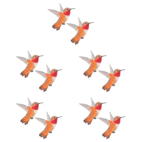 Gadpiparty 5 Sätze Stoffmontage Dekoration Kleidung Vogel Patch Geformt Flicken Zum Aufbügeln Gestickte Aufnäher Mit Vögeln Stickflicken Aufbügeln Polyesterfaden 2 Stück * 5 Gadpiparty 5 Sätze Stoffmontage Dekoration Kleidung Vogel Patch Geformt Flicken Zum Aufbügeln Gestickte Aufnäher Mit Vögeln Stickflicken Aufbügeln Polyesterfaden 2 Stück * 5 von Gadpiparty