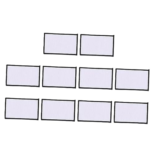 Gadpiparty 5 Sätze Sublimations Patch Blanks Diy Bügel Patches Für Kreative Designs Und Textilien Für Bastelprojekte 10 Stück * 5 von Gadpiparty