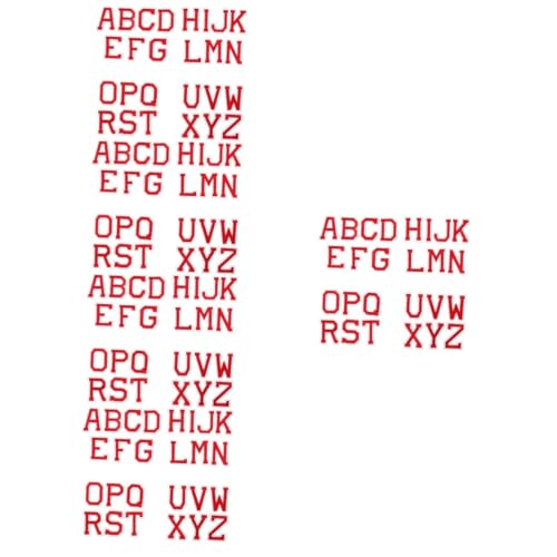 Gadpiparty 5 Sätze Teiliges Alphabet Bügelpatches Aufnäher Für Diy Kleidung Für Kleider Taschen Jeans Und Mehr Praktische Und Dekorative Patches 26 Stücke * 5 Gadpiparty 5 Sätze Teiliges Alphabet Bügelpatches Aufnäher Für Diy Kleidung Für Kleider Taschen Jeans Und Mehr Praktische Und Dekorative Patches 26 Stücke * 5 von Gadpiparty