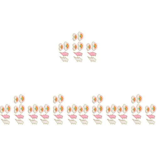 Gadpiparty 5 Sätze Teiliges Bügelbilder Regenbogen Gestickte Applikationen Für Kleidung Diy Reparaturflicken Für Kinderbekleidung Und Bastelprojekte 14 Stück * 5 Gadpiparty 5 Sätze Teiliges Bügelbilder Regenbogen Gestickte Applikationen Für Kleidung Diy Reparaturflicken Für Kinderbekleidung Und Bastelprojekte 14 Stück * 5 von Gadpiparty