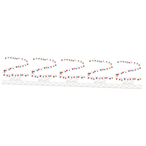 Gadpiparty 5 Sätze Teiliges Fransenband Mit Pom Pom Diy Bastelzubehör Für Projekte Für Kleidung Und Haarschmuck Farbenfrohe Borte Hochwertigem 8 Stück * 5 Gadpiparty 5 Sätze Teiliges Fransenband Mit Pom Pom Diy Bastelzubehör Für Projekte Für Kleidung Und Haarschmuck Farbenfrohe Borte Hochwertigem 8 Stück * 5 von Gadpiparty