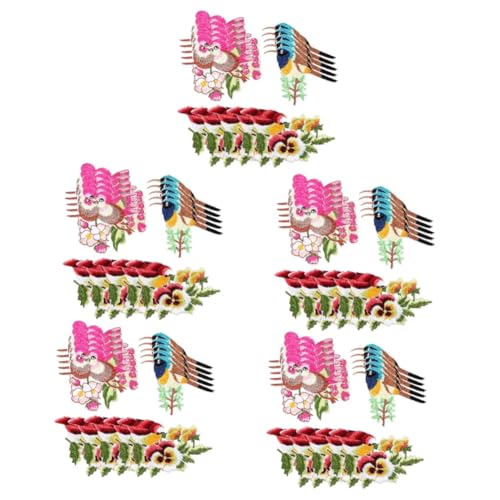 Gadpiparty 5 Sätze Teiliges Gestickte Patches Für Diy Kleidung Aufnäher Für Taschen Hüte Und Mehr Für Dekoration Und Reparatur 15 Stücke * 5 Gadpiparty 5 Sätze Teiliges Gestickte Patches Für Diy Kleidung Aufnäher Für Taschen Hüte Und Mehr Für Dekoration Und Reparatur 15 Stücke * 5 von Gadpiparty