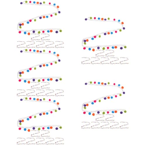 Gadpiparty 5 Sätze Teiliges Pom Pom Diy Kleidung Verzierung Farbenfrohe Fransenborte Für Kreative Bastelprojekte Für Hochzeiten Partys Und Handgemachte Dekorationen 8 Stück * 5 Gadpiparty 5 Sätze Teiliges Pom Pom Diy Kleidung Verzierung Farbenfrohe Fransenborte Für Kreative Bastelprojekte Für Hochzeiten Partys Und Handgemachte Dekorationen 8 Stück * 5 von Gadpiparty