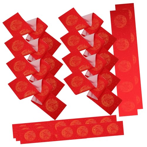 Gadpiparty 5 Sätze Traditionelles Chinesisches Rotes Schreibpapier für Kalligraphie Blanko Malpapier für Frühlingsfest Dekoration Handgeschriebenes Frühlingsfest Papier Gadpiparty 5 Sätze Traditionelles Chinesisches Rotes Schreibpapier für Kalligraphie Blanko Malpapier für Frühlingsfest Dekoration Handgeschriebenes Frühlingsfest Papier von Gadpiparty