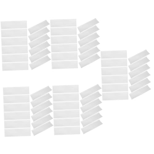 Gadpiparty 5 Sätze Transparenter Etikettenhalter Klebelaschenhalter Klebehülle Für Aktenregister Durchsichtige Etikettenhalter Durchsichtige Tab-halter Aktenregisterhülle Pvc 20 Stück * 5 von Gadpiparty