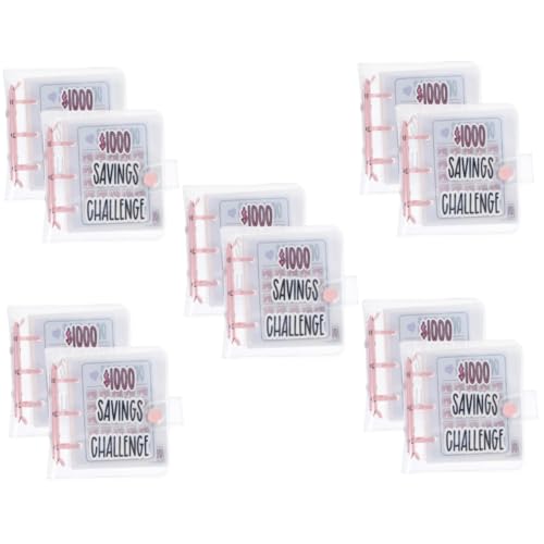 Gadpiparty 5 Sätze Umschlag-challenge-ordner Planer Bindemittel Schreibwaren Ersparnisse Geld Haushaltsbuch Spar Herausforderungen Buch Sparordner Pvc Rosa 2 Stücke * 5 Gadpiparty 5 Sätze Umschlag-challenge-ordner Planer Bindemittel Schreibwaren Ersparnisse Geld Haushaltsbuch Spar Herausforderungen Buch Sparordner Pvc Rosa 2 Stücke * 5 von Gadpiparty