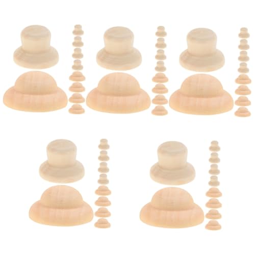 Gadpiparty 5 Sätze Unbemalter Puppenhut Aus Holz Diy -handwerkshüte Miniatur-puppenhüte Diy Graffiti-puppenhut Leerer Hölzerner Puppenhut Diy Holzpuppenhut Beige 40 Stück * 5 Gadpiparty 5 Sätze Unbemalter Puppenhut Aus Holz Diy -handwerkshüte Miniatur-puppenhüte Diy Graffiti-puppenhut Leerer Hölzerner Puppenhut Diy Holzpuppenhut Beige 40 Stück * 5 von Gadpiparty