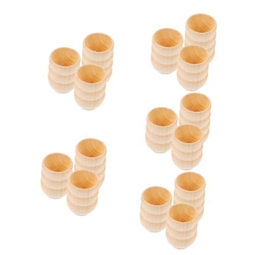 Gadpiparty 5 Sätze Unvollendete Bastelschalen Aus Holz Mini -schalen Kleine Portion Schüsseln Holzschalen Zum Basteln Unlackierte Holzschalen Hölzern 10 Stück * 5 Gadpiparty 5 Sätze Unvollendete Bastelschalen Aus Holz Mini -schalen Kleine Portion Schüsseln Holzschalen Zum Basteln Unlackierte Holzschalen Hölzern 10 Stück * 5 von Gadpiparty