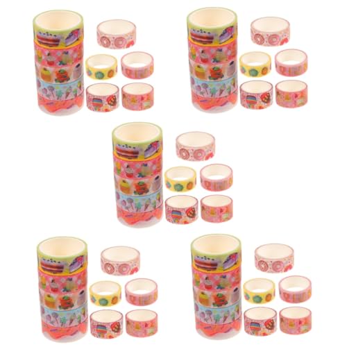 Gadpiparty 5 Sätze Washi Tape Set Für Kreative Bastelprojekte Dekoratives Klebeband Für Scrapbooking Tagebuch Und Geschenkverpackung Einfach Abreißbar Und Stark Haftend Für Diy 10 Rollen * 5 von Gadpiparty