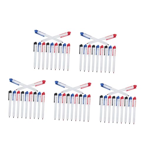 Gadpiparty 5 Sätze Whiteboard Marker Löschbare Marker Trocken Abwischbare Marker Für Die Schule Schwarzer Marker Mit Feiner Spitze Abwischbarer Zeichenstift Schwarze Trocken 12 Stück * 5 von Gadpiparty