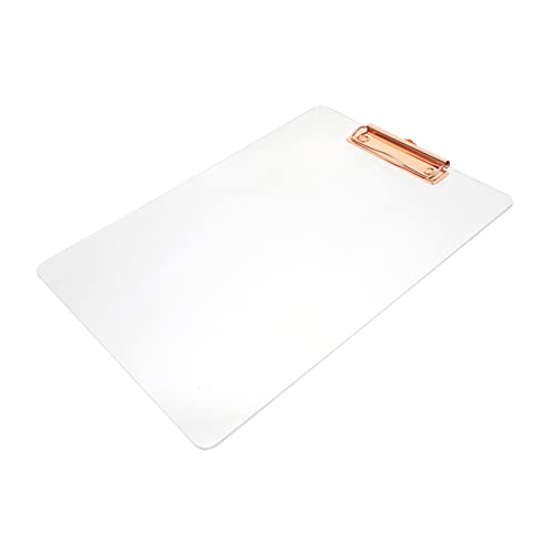 Gadpiparty 5 Stück Acryl Schreibunterlage Transparentes Clipboard für Schüler und Büro Vielseitige Dokumentenablage Leicht und Tragbar für Schule Konferenzen und Gadpiparty 5 Stück Acryl Schreibunterlage Transparentes Clipboard für Schüler und Büro Vielseitige Dokumentenablage Leicht und Tragbar für Schule Konferenzen und von Gadpiparty