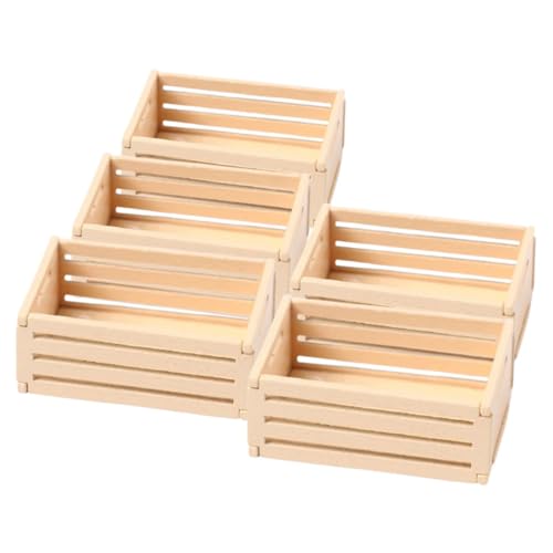 Gadpiparty 5 Stück Aufbewahrungskorb Aus Holz Mini-kisten- Dollhouse Decor Puppenhaus Mini -holzkorb Kistenspielzeug Miniaturen Zum Basteln Puppenhauszubehör Kleiner Korb Obstkorb Beige Gadpiparty 5 Stück Aufbewahrungskorb Aus Holz Mini-kisten- Dollhouse Decor Puppenhaus Mini -holzkorb Kistenspielzeug Miniaturen Zum Basteln Puppenhauszubehör Kleiner Korb Obstkorb Beige von Gadpiparty