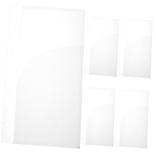 Gadpiparty 5 Stück Budget Binder Taschen Wiederverwendbare PP Hüllen für Bargeldbudgetierung Transparente Einlagen für Notizen Rechnungen und Karten für Ringordner und Finanzplaner von Gadpiparty