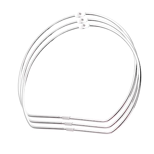 Gadpiparty 5 Stück D Ring Eisen Verstellbare Aufbewahrungsgurte für Taschen D Ringe für Rucksäcke DIY Dekoration Silber von Gadpiparty